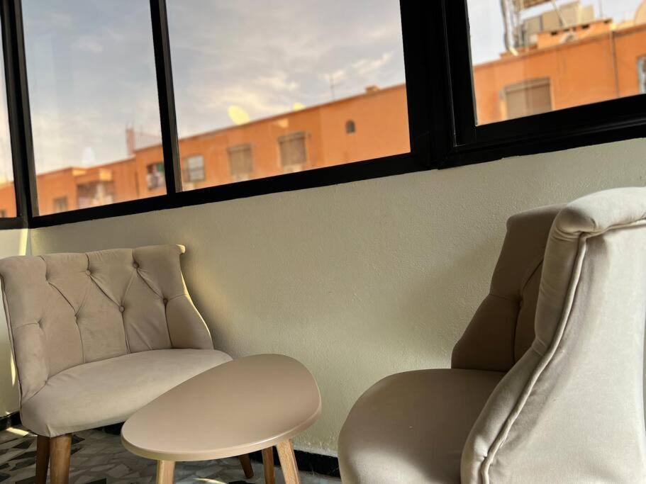 Appartement Bien Situe A Gueliz มาร์ราเกช ภายนอก รูปภาพ